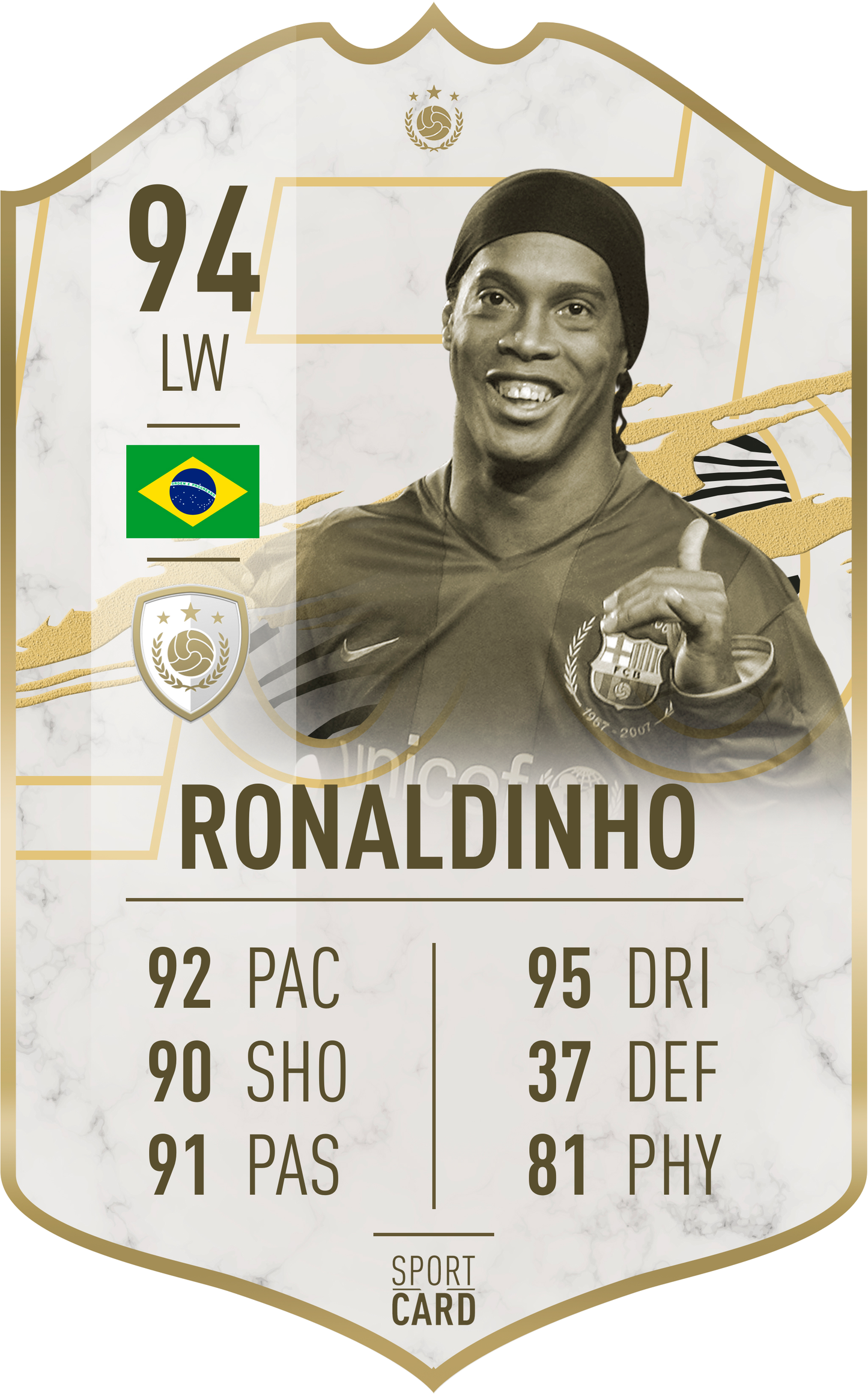 RONALDINHO CARD