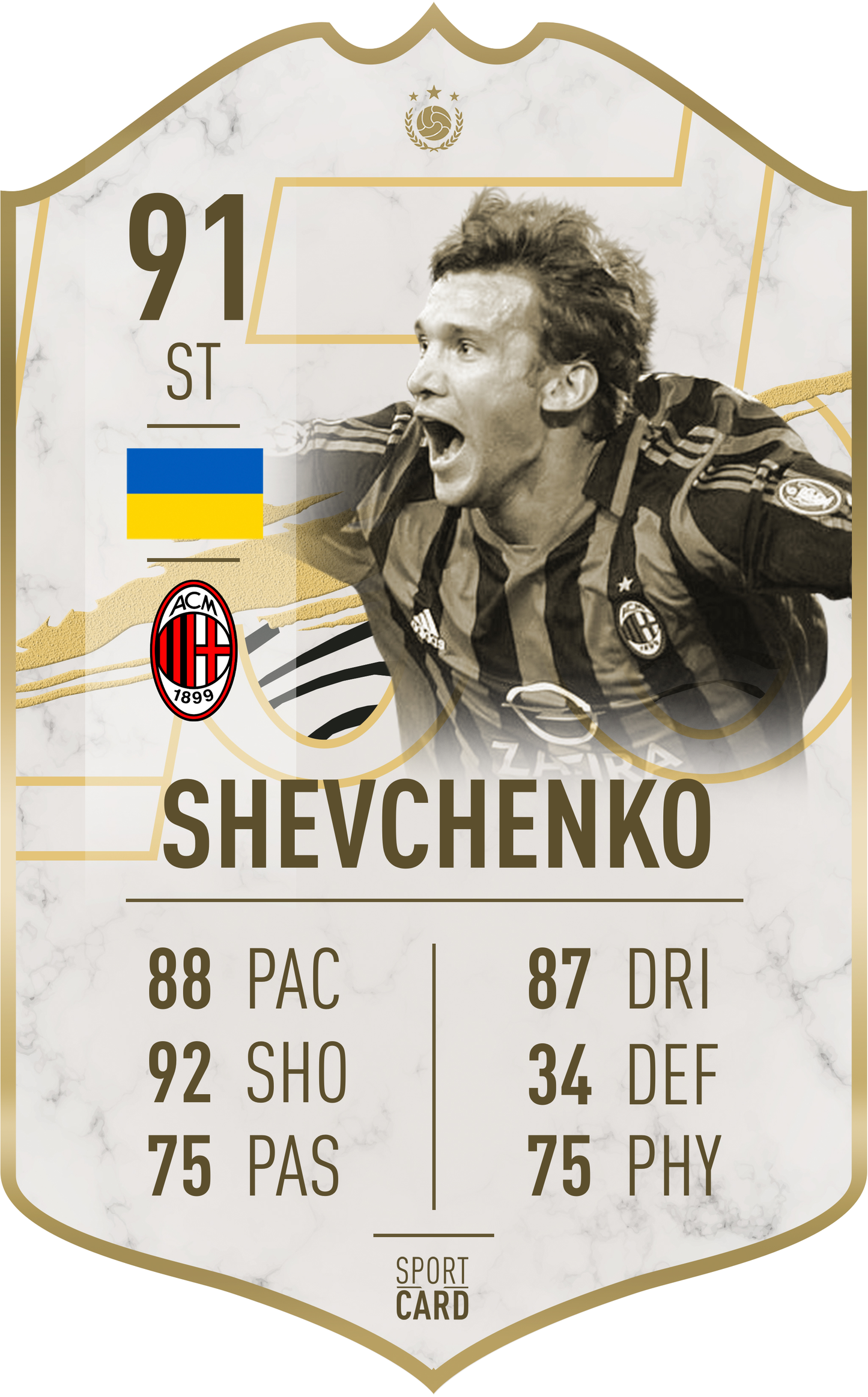 SHEVCHENKO CARD